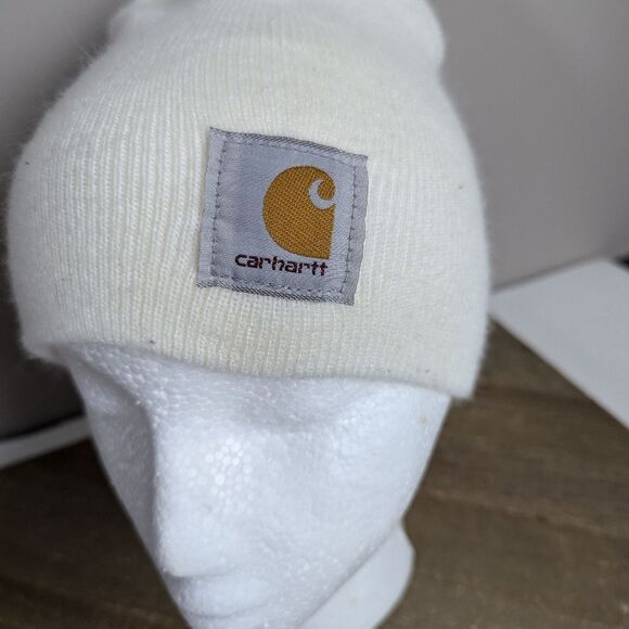 Carhartt Beanie in White - Picture 3 of 5